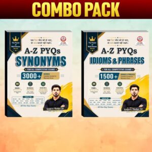 A to Z PYQ Synonyms & A to Z PYQ Idiom phrase Combo Books By Ankit Bhati Sir & Sanjeev Thakur sir Rwa