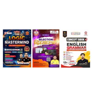 Selection Ka Divyastra And Logic Mastermind And Concept Grammer (SSC )Combo Pack Books By Ankit Bhati Sir RWA